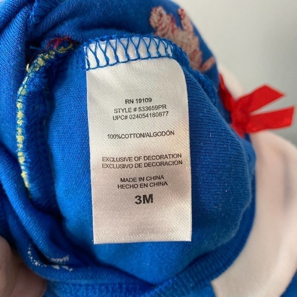 DISNEY Baby Snow White Costume Tutu Dress One Piece Bodysuit Baby Size 3 mos - Picture 7 of 11